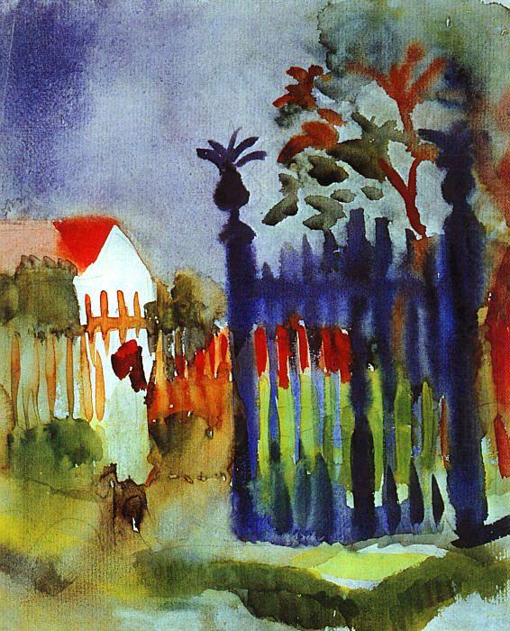 Garden Gate, August Macke